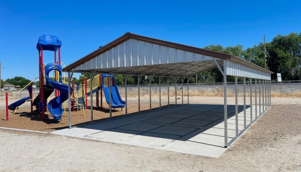 Livonia MI A-framed Carports
