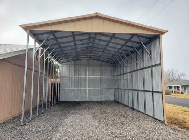 Bluebonnet Carrollton TX A-FRAMED CARPORTS