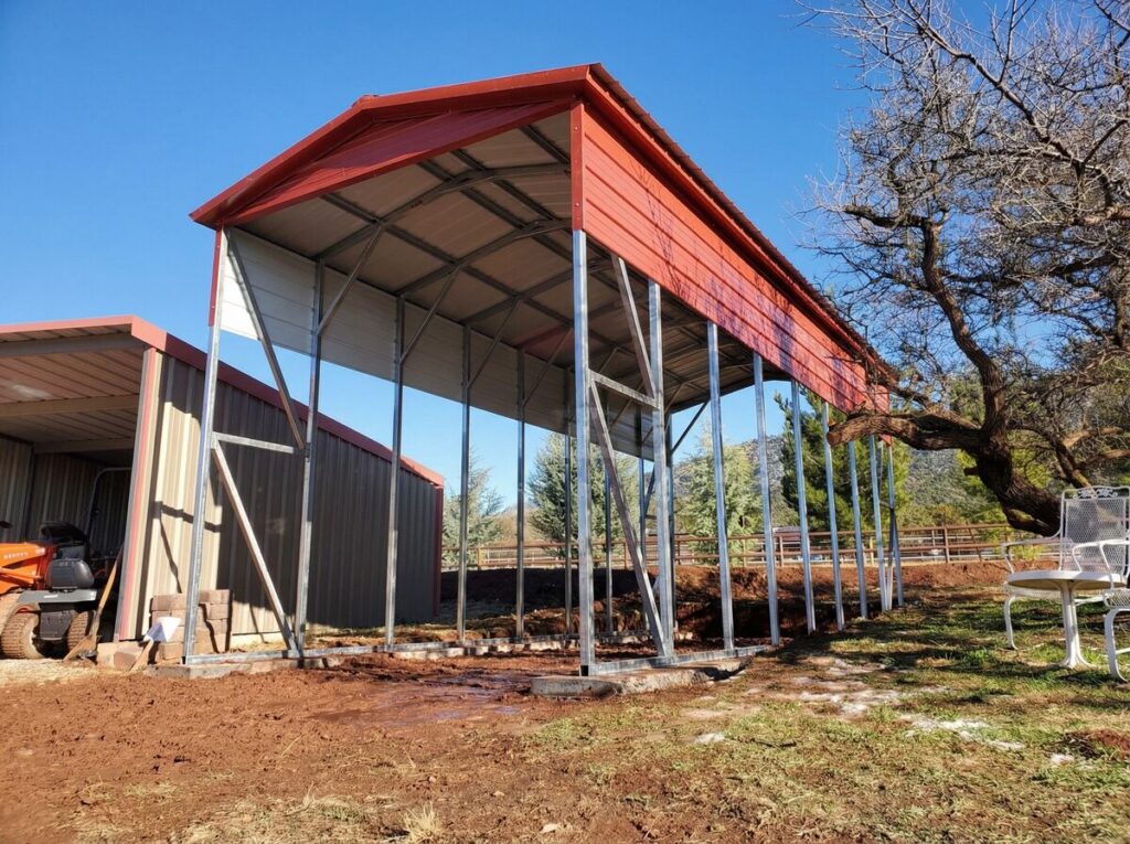Bethany OK A-framed Carports