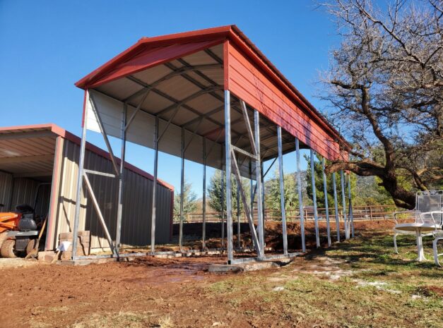 Oklahoma Rose Bethany OK A-FRAMED CARPORTS