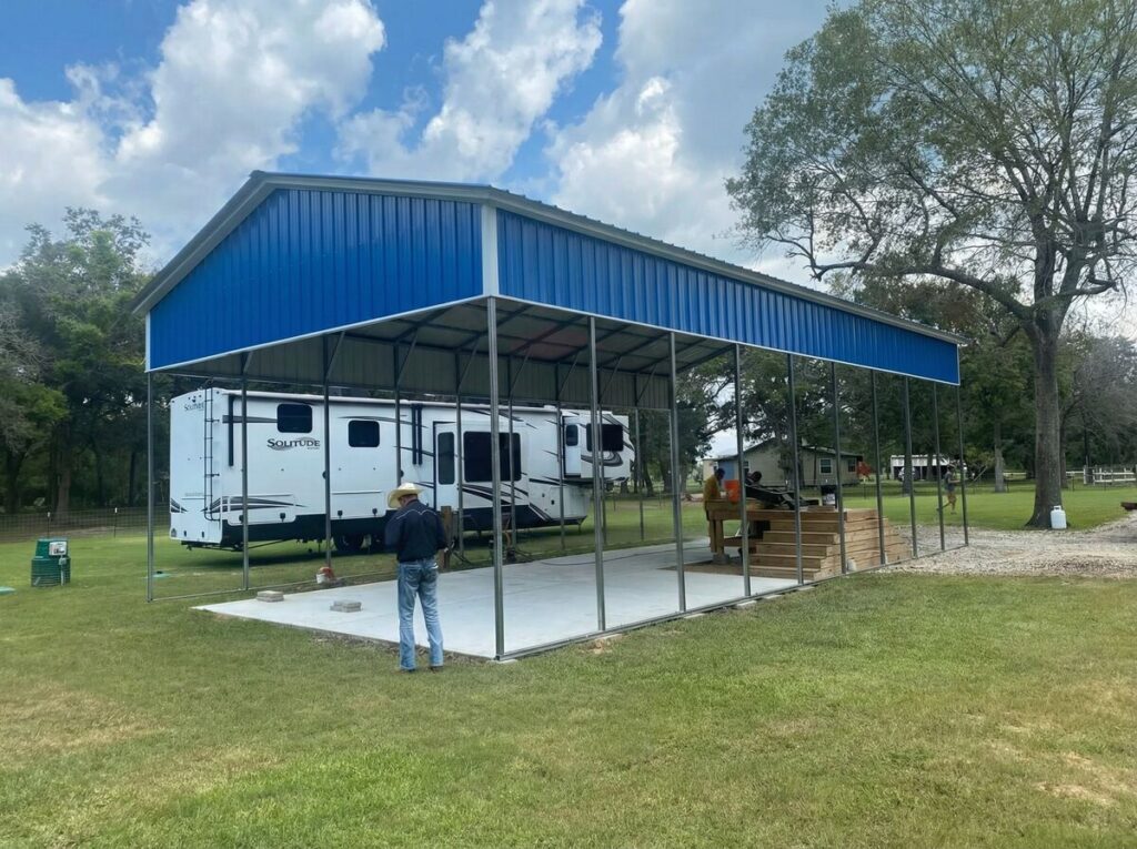 Bixby OK A-framed Carports