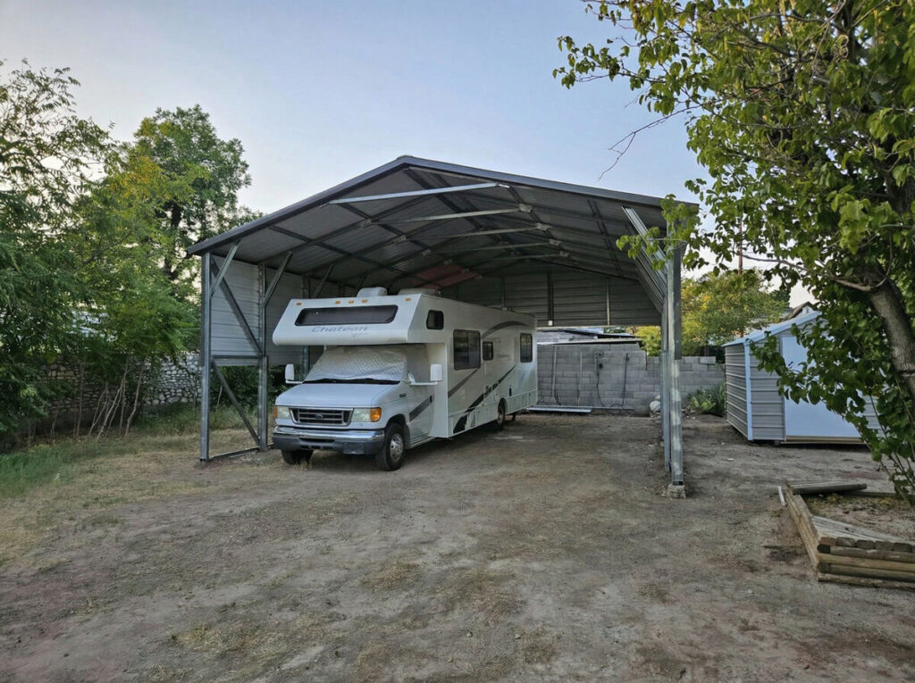 Erie PA A-framed Carports