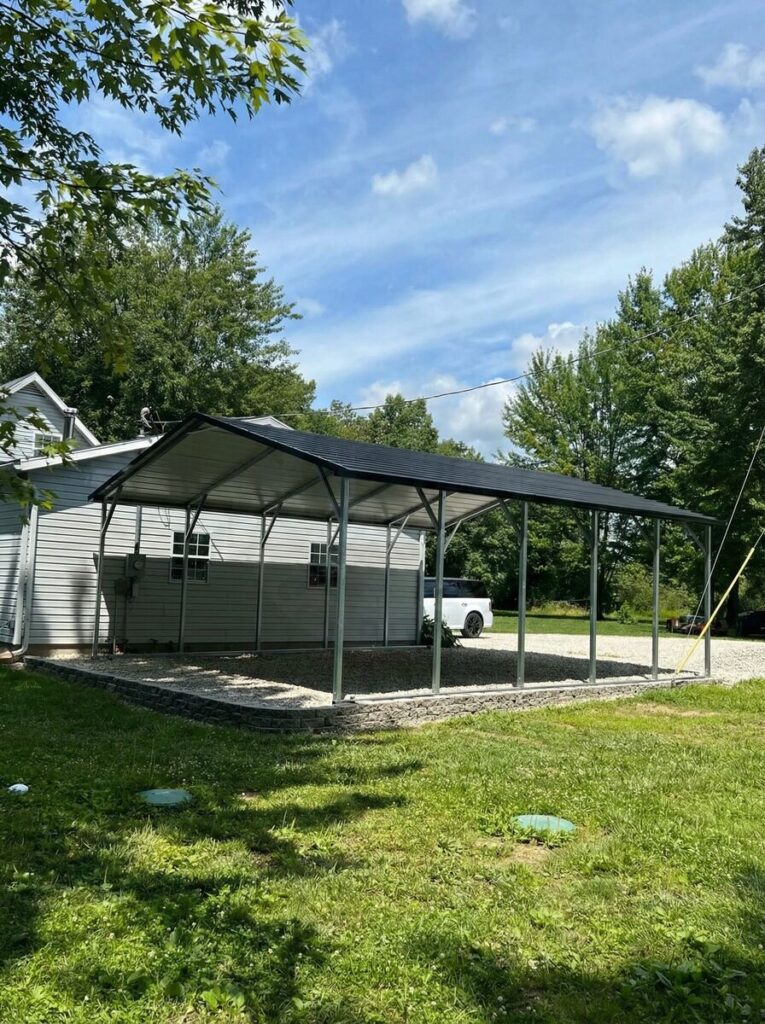 Lexington KY A-framed Carports