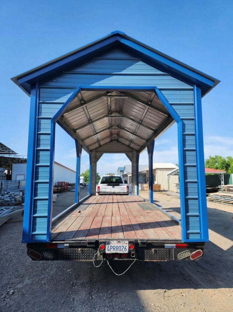 Louisville KY A-framed Carports