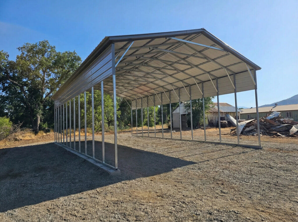 Midland TX A-framed Carports