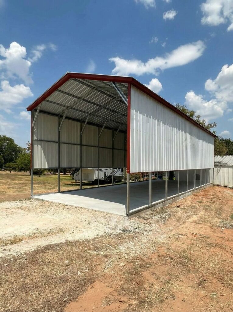 Mustang OK A-framed Carports