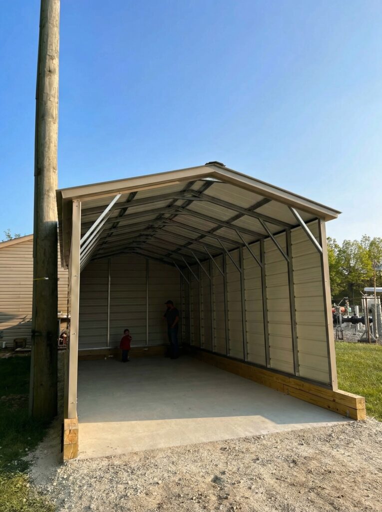 Plano TX A-framed Carports