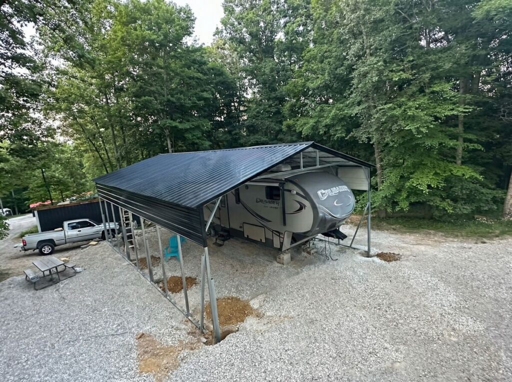 Prescott AZ A-framed Carports