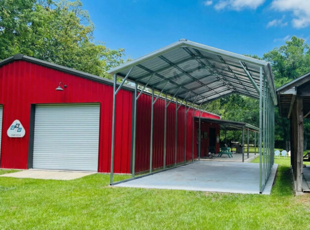 Oklahoma Rose Sand Springs OK A-FRAMED CARPORTS